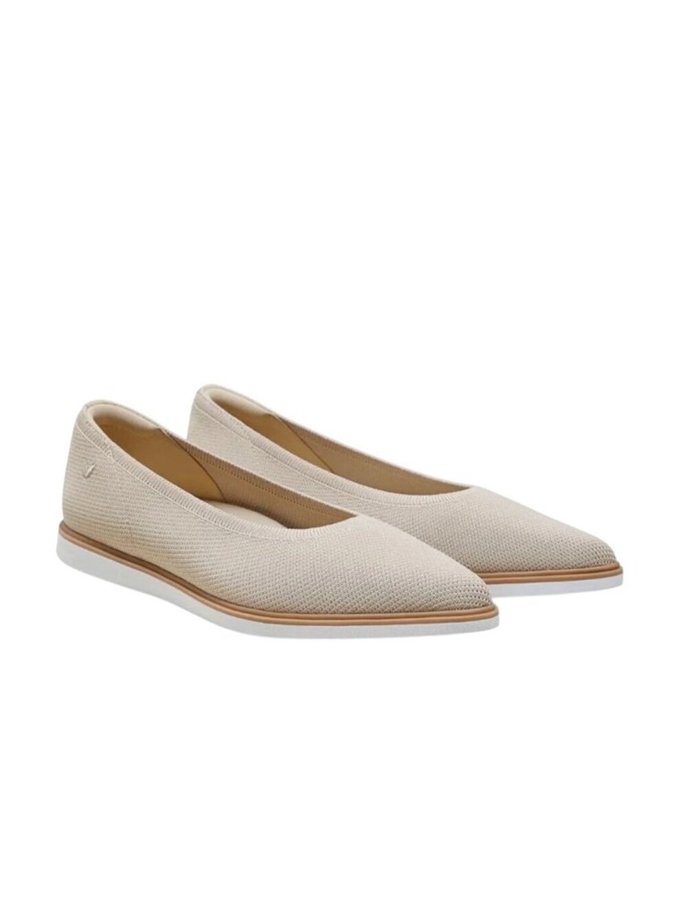Vivaia Veronica Pointed Toe Flat Shoes Size EU38 US7.5 Water-Repellent